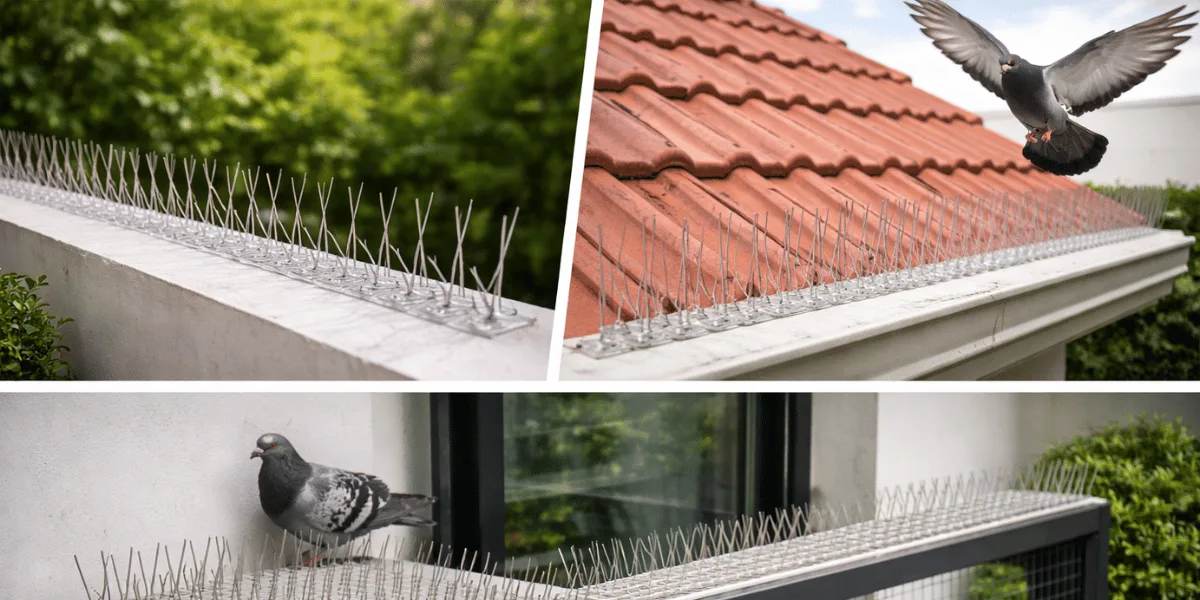 Pigeon Safety Nets and Humane Bird Spikes